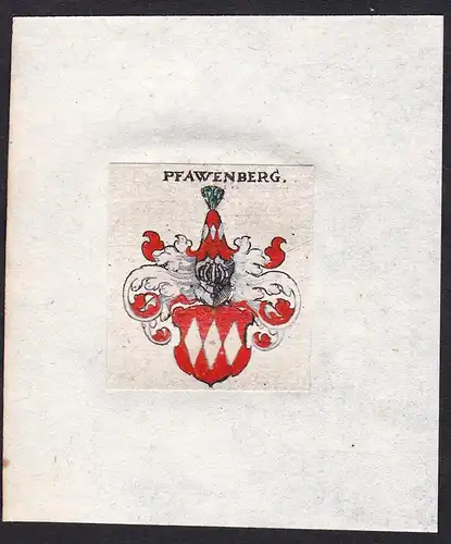 Pfawenberg - Pfawenberg Pfauenberg Wappen Adel coat of arms heraldry Heraldik