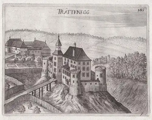 Trättenegg - Burg Trattenegg Schlüßlberg BZ Grieskirchen Hausruckviertel Oberösterreich Österreich