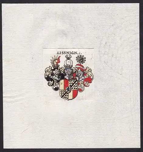 Lissnigk - Lissnigk Leisnig Wappen Adel coat of arms heraldry Heraldik