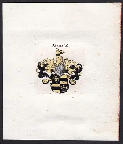 Mörss - Mörss Moers Mörs Wappen Adel coat of arms heraldry Heraldik