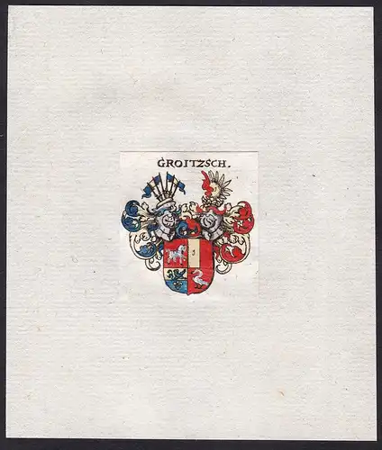 Groitzsch - Groitzsch Wappen Adel coat of arms heraldry Heraldik