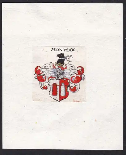 Montsax - Montsax Wappen Adel coat of arms heraldry Heraldik