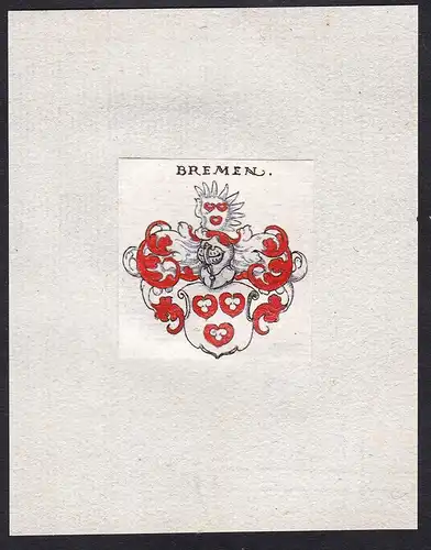 Bremen - Bremen Wappen Adel coat of arms heraldry Heraldik