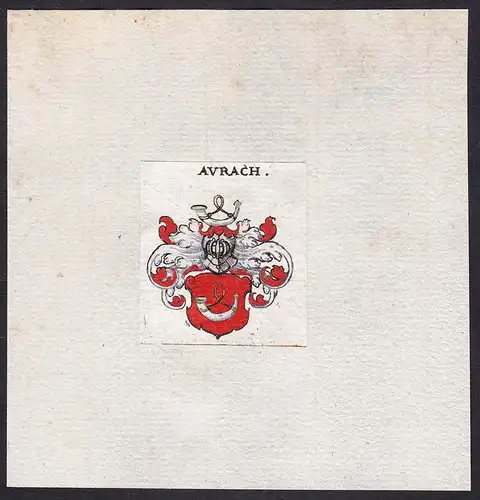 Avrach - Aurach Wappen Adel coat of arms heraldry Heraldik