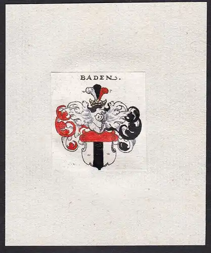 Baden - Baden Wappen Adel coat of arms heraldry Heraldik
