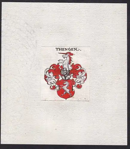 Thengen - Thengen Tengen Wappen Adel coat of arms heraldry Heraldik