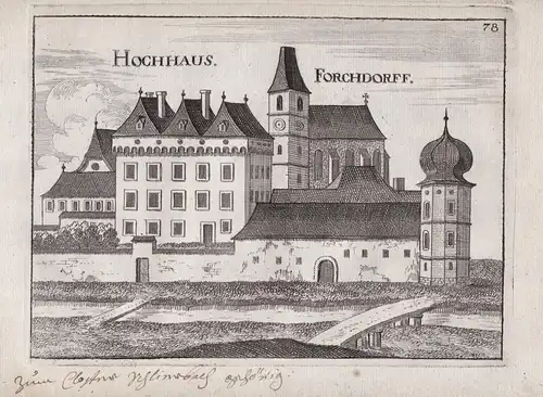 Hochhaus Forchdorff - Schloss Hochhaus Vorchdorf BZ Gmunden Traunviertel Oberösterreich Österreich