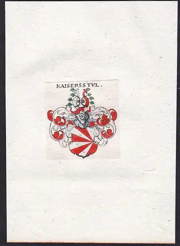 Kaisersstvl - Kaisersstvl Kaisersstul Kaisersstuhl Wappen Adel coat of arms heraldry Heraldik