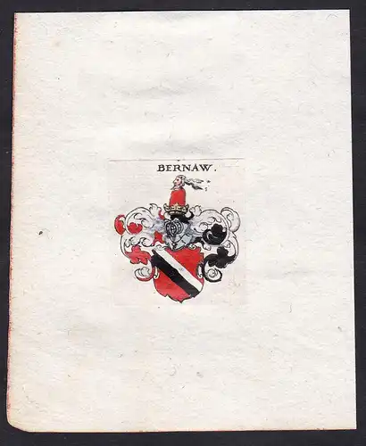 Bernaw - Bernaw Wappen Adel coat of arms heraldry Heraldik