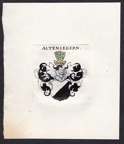 Altenlegern -  Altenlegern Wappen Adel coat of arms heraldry Heraldik
