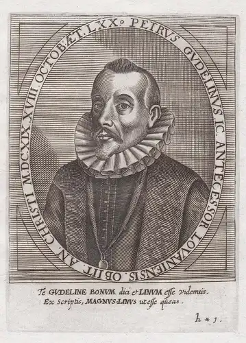 Petrus Gudelinus I.C. Antecessor Lovaniesis... - Petrus Gudelinus (1550-1619) Dutch jurist Ath Leuven Universi