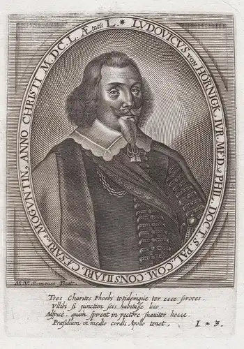 Ludovicus von Hörnigk Iur. Med. & Phil. Doct. ... - Ludwig von Hörnigk (1600-1667) Frankfurt am Main Mainz Uni