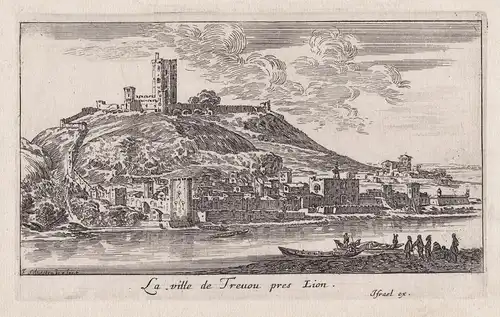 La ville de Trevou pres Lion - Trevoux Bourg-en-Bresse Ain Auvergne-Rhone-Alpes