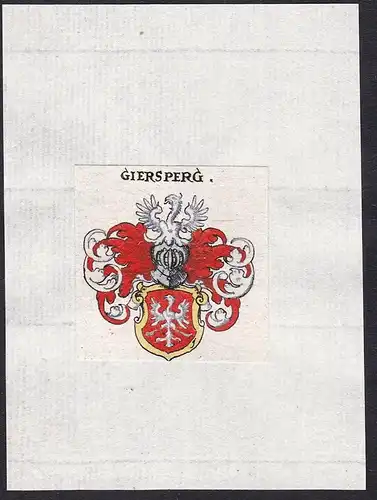 Giersperg - Giersperg Giersberg Wappen Adel coat of arms heraldry Heraldik