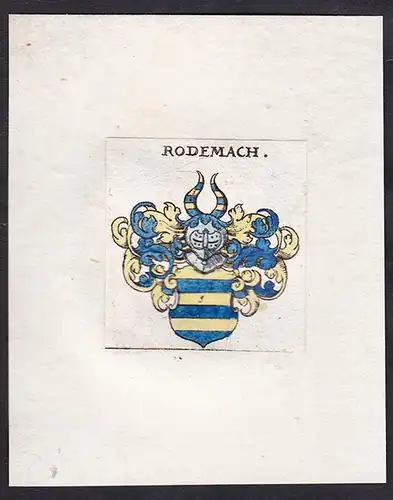 Rodemach - Rodemach Wappen Adel coat of arms heraldry Heraldik