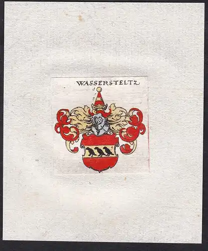 Wassersteltz - Wassersteltz Wasserstelz Wappen Adel coat of arms heraldry Heraldik