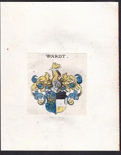 Wardt - Wardt Warth Wappen Adel coat of arms heraldry Heraldik