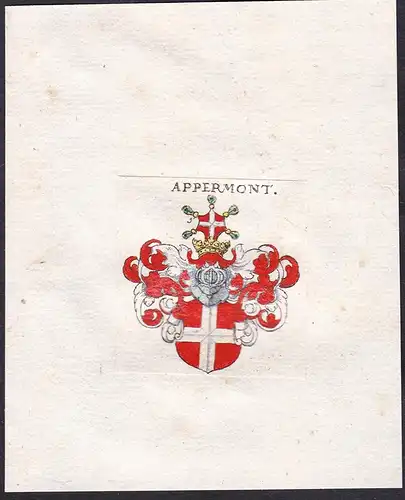 Appermont - Appermont Wappen Adel coat of arms heraldry Heraldik
