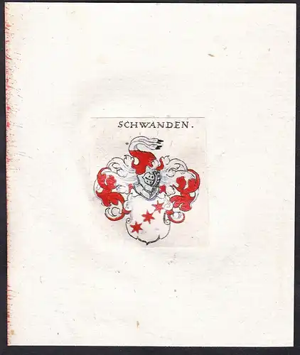 Schwanden - Schwanden Kanton Glarus Wappen Adel coat of arms heraldry Heraldik