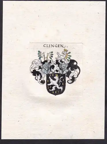 Clingen - Clingen Klingen Wappen Adel coat of arms heraldry Heraldik
