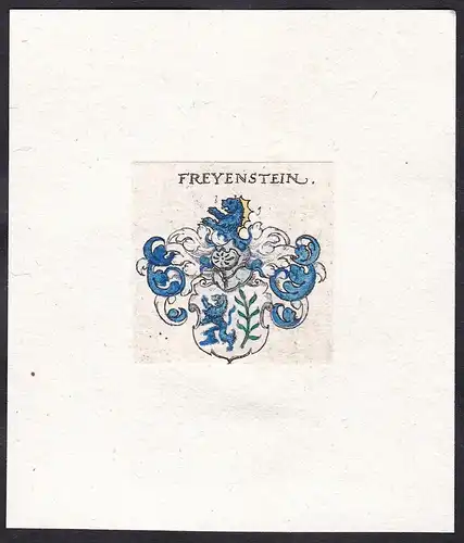Freyenstein - Freyenstein Freienstein Wappen Adel coat of arms heraldry Heraldik