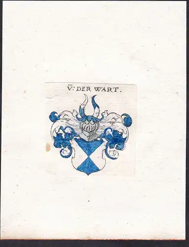 V: Der Wart - Van der Wart Wappen Adel coat of arms heraldry Heraldik
