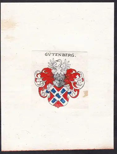 Gvtenberg - Gutenberg Guttenberg Wappen Adel coat of arms heraldry Heraldik