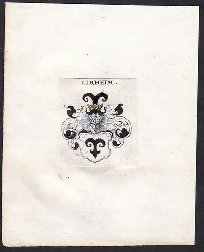 Lirheim - Lirheim Lierheim Wappen Adel coat of arms heraldry Heraldik