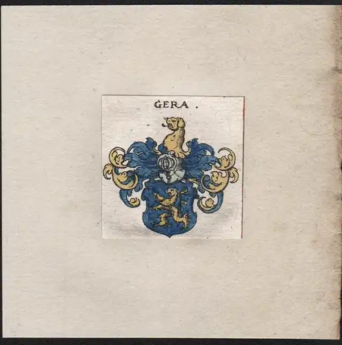 Gera - Gera Wappen Adel coat of arms heraldry Heraldik