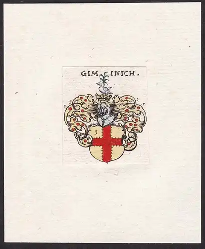 Gim inich - Gim inich Wappen Adel coat of arms heraldry Heraldik