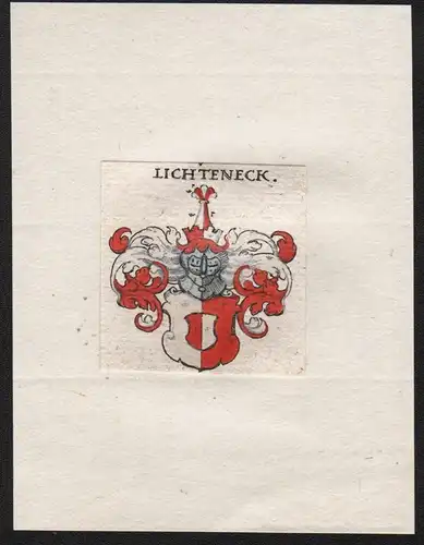 Lichteneck - Lichteneck Wappen Adel coat of arms heraldry Heraldik