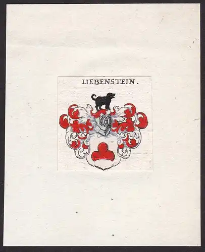 Liebenstein - Liebenstein Liebstein Wappen Adel coat of arms heraldry Heraldik