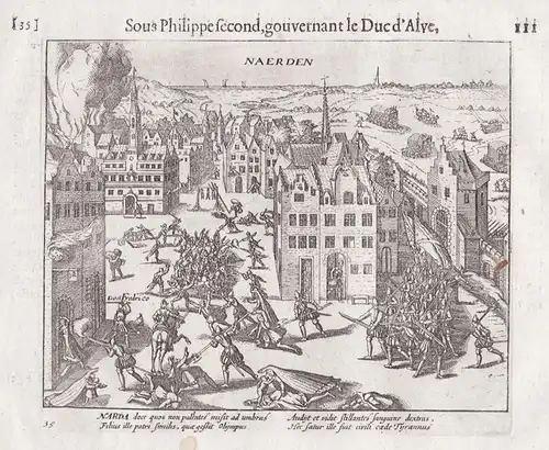 Naerden - Naarden Gooise Meren Noord-Holland Bloedbad massacre / Depicts the Massacre of Naarden in 1572