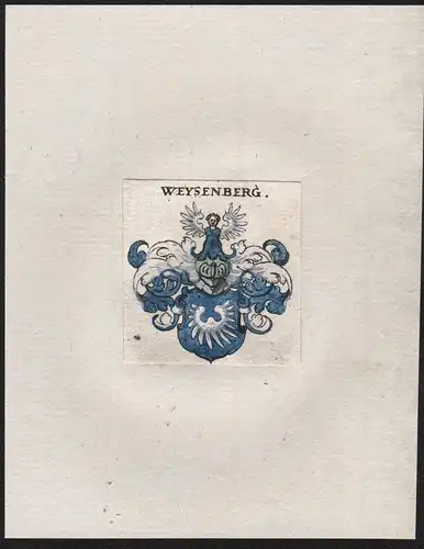 Weysenberg - Weysenberg Weisenberg Wappen Adel coat of arms heraldry Heraldik