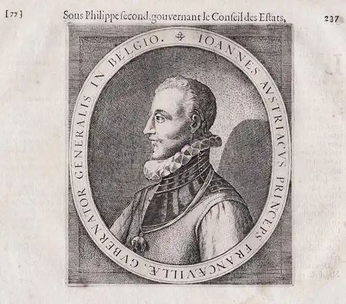Ioannes Austriacus Princeps Francaevilliae... - Don Juan de Austria (1547-1578) Johann v. Österreich military
