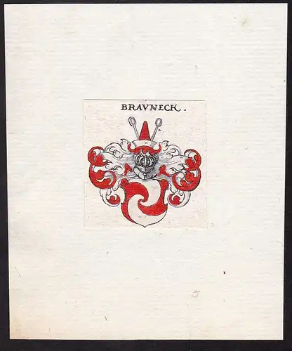 Bravneck - Brauneck Wappen Adel coat of arms heraldry Heraldik