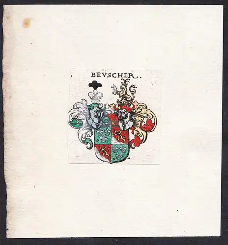 Beüscher - Beüscher Beuscher Wappen Adel coat of arms heraldry Heraldik