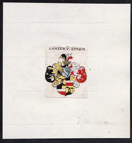 Lanser v. Eppam - Landser von Eppan Burg Hocheppan Tirol Wappen Adel coat of arms heraldry Heraldik