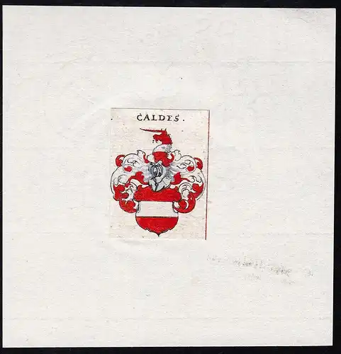 Caldes - Caldes Wappen Adel coat of arms heraldry Heraldik