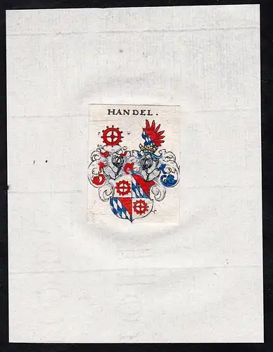 Handel - Handel Wappen Adel coat of arms heraldry Heraldik