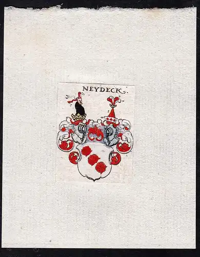 Neydeck - Neydeck Neideck Wappen Adel coat of arms heraldry Heraldik