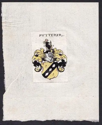 Pvtterer - Putterer Wappen Adel coat of arms heraldry Heraldik