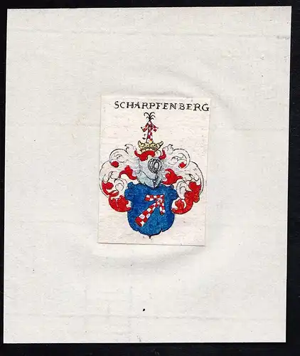 Scharpfenberg - Scharpfenberg Scharfenberg Wappen Adel coat of arms heraldry Heraldik