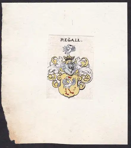 Regall - Regall Regal Wappen Adel coat of arms heraldry Heraldik