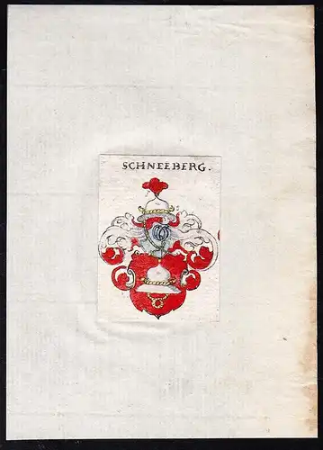 Schneeberg - Schneeberg Schneberg Wappen Adel coat of arms heraldry Heraldik