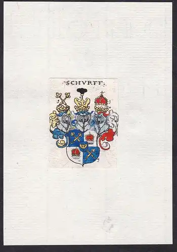 Schvrff - Schurff Wappen Adel coat of arms heraldry Heraldik