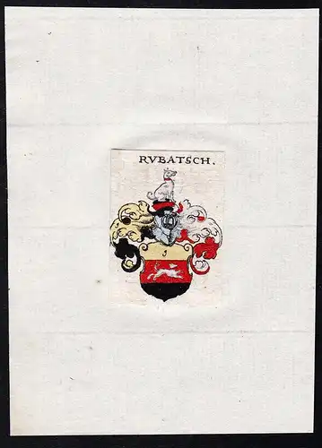 Rvbatsch - Rubatsch Wappen Adel coat of arms heraldry Heraldik