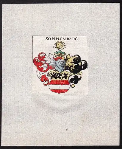 Sonnenberg -  Sonnenberg Wappen Adel coat of arms heraldry Heraldik