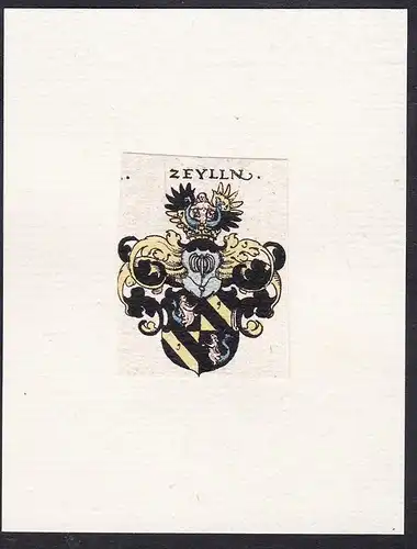 Zeylln - Zeylln Zeill Wappen Adel coat of arms heraldry Heraldik