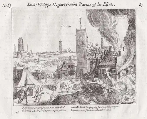 Boxem - Boksum Battle of 1586 Waadhoeke Friesland Holland Nederland Netherlands Niederlande  / Depicts the Bat